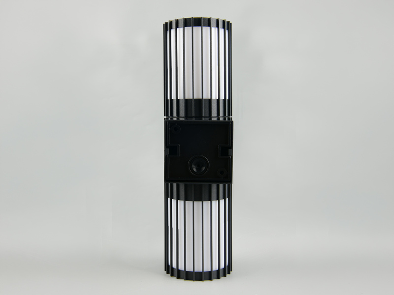 LED Up and Down Außenwandleuchte aus Aluminium Anthrazit, Höhe 30cm