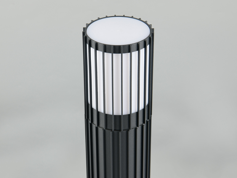 LED Wegeleuchte Aluminium Anthrazit, für Reihenschaltung geeignet, Höhe 100cm