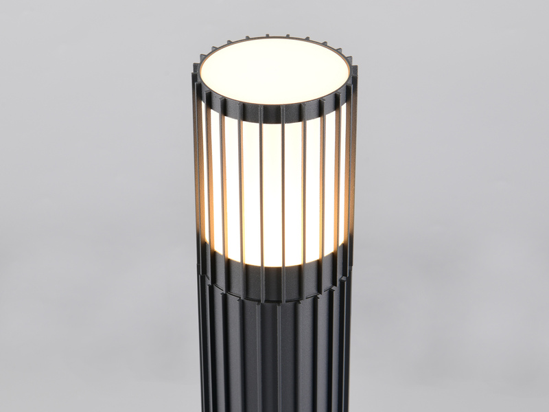 LED Wegeleuchte Aluminium Anthrazit, für Reihenschaltung geeignet, Höhe 100cm