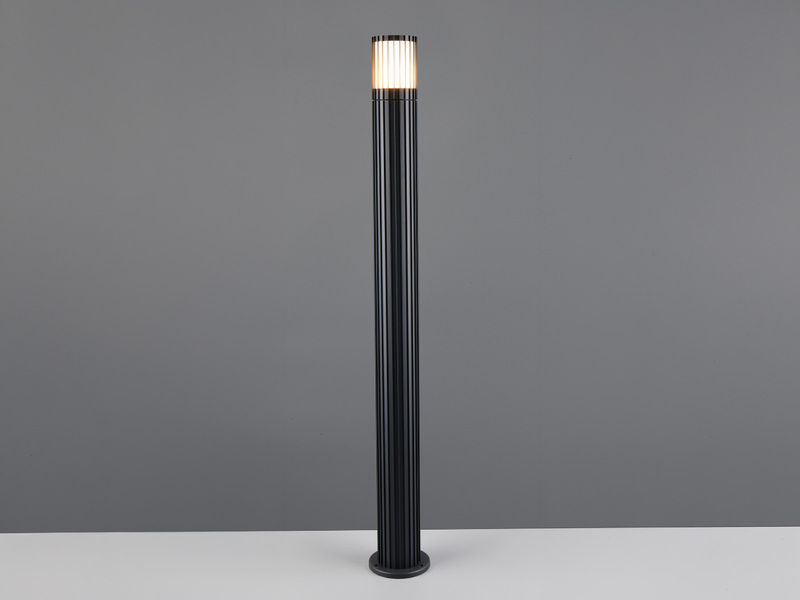 LED Wegeleuchte Aluminium Anthrazit, für Reihenschaltung geeignet, Höhe 100cm