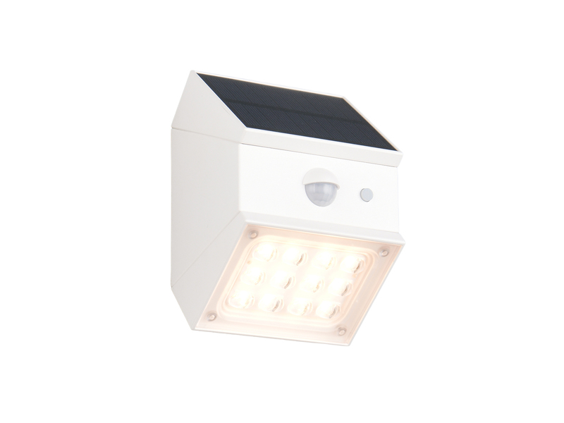 Solar Wandleuchte TALCA außen mit Bewegungsmelder, Licht drehbar, IP65, B: 9cm
