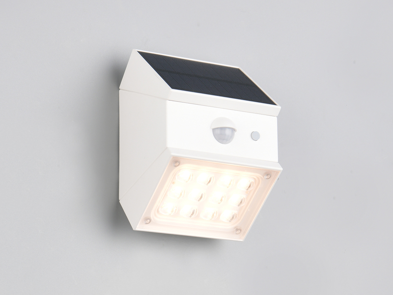 Solar Wandleuchte TALCA außen mit Bewegungsmelder, Licht drehbar, IP65, B: 9cm