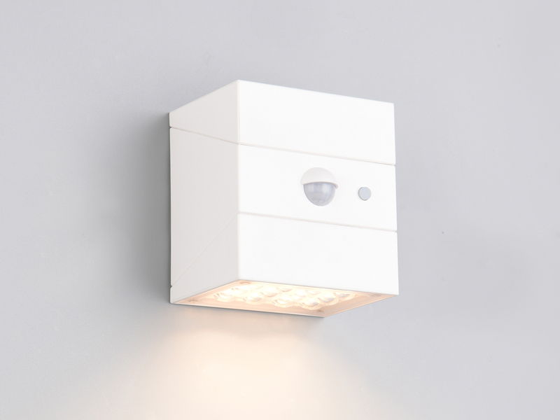 Solar Wandleuchte TALCA außen mit Bewegungsmelder, Licht drehbar, IP65, B: 9cm