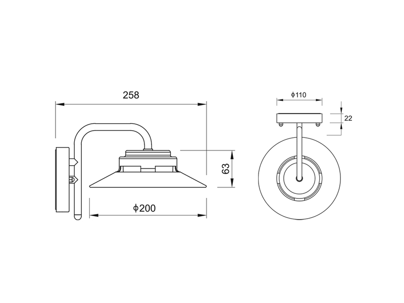 LED Außenwandleuchte Laterne in Anthrazit, Salzluft resistent, Höhe 16,5cm