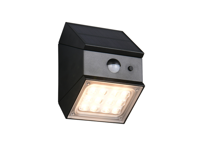Solar Wandleuchte TALCA außen mit Bewegungsmelder, Licht drehbar, IP65, B: 9cm