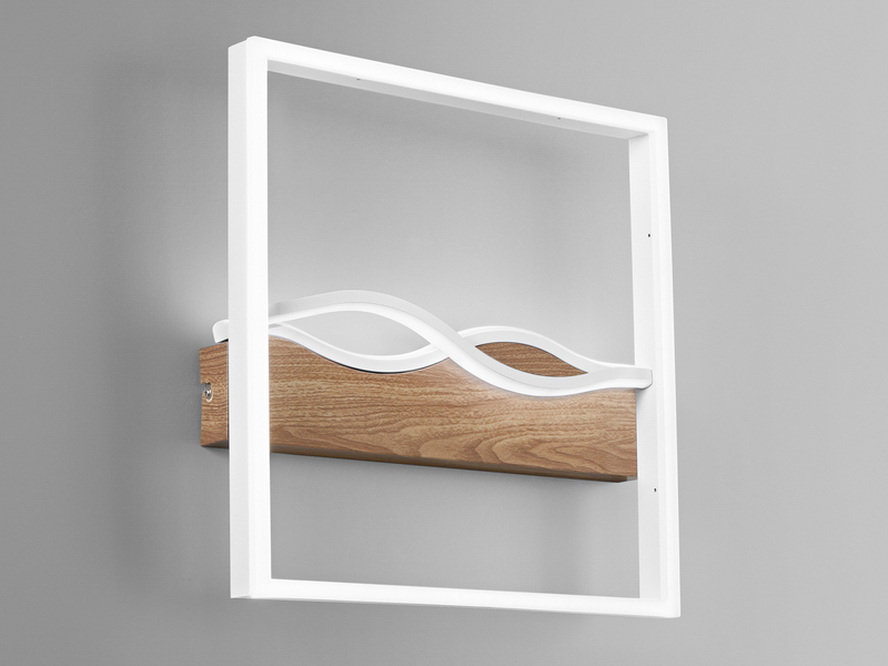 LED Deckenleuchte und Wandleuchte HAWAII Weiß 3 Lichtfarben, 40x40cm