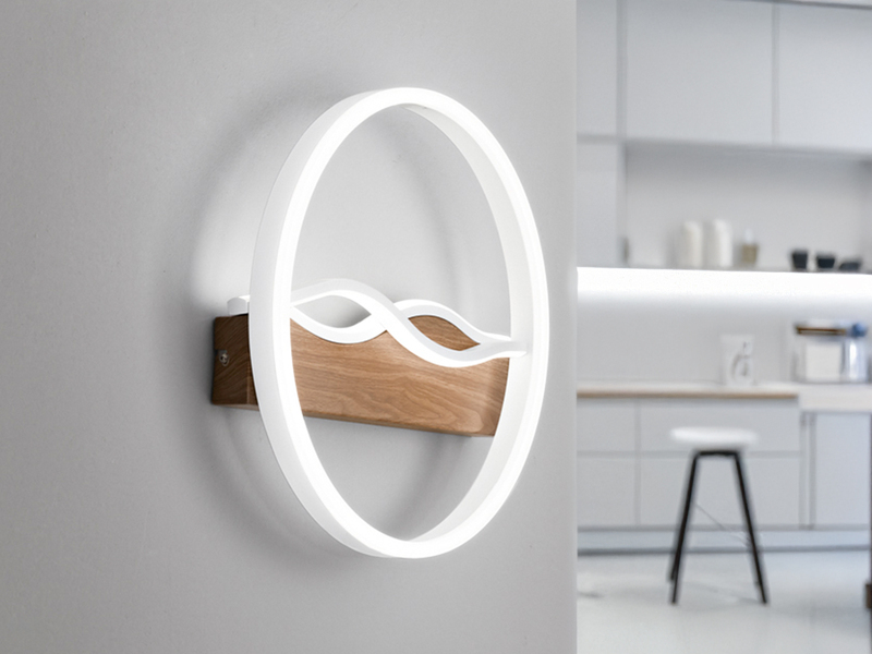 LED Deckenleuchte und Wandleuchte HAWAII in Weiß, 3 Lichtfarben, Ø 40cm