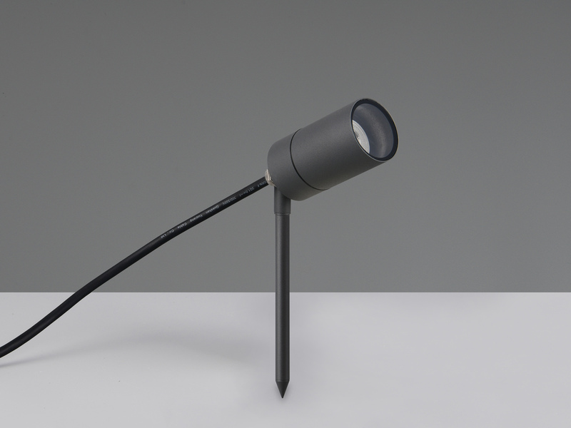 3er SET LED Gartenstrahler mit Erdspieß & 2 Meter Anschlusskabel Ø 5cm