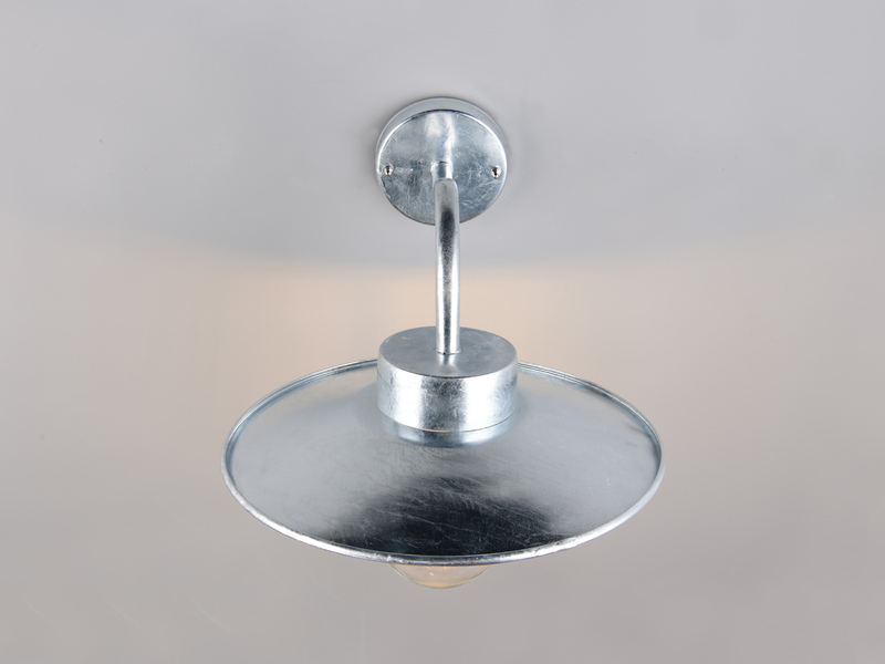 Außenwandleuchte TANA aus Metall feuerverzinkt, Salzluft resistent, Höhe 26cm