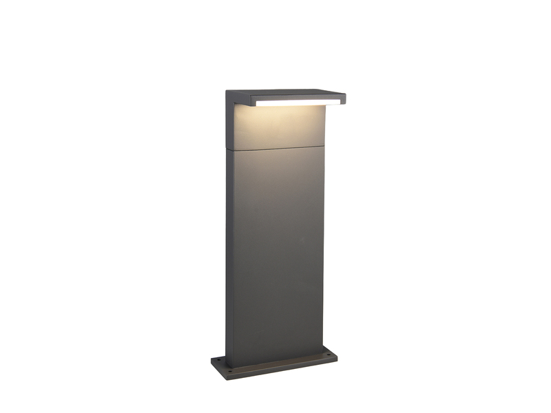Pollerleuchte RAVI Aluminium Anthrazit zur Reihenschaltung geeignet, Höhe 50cm