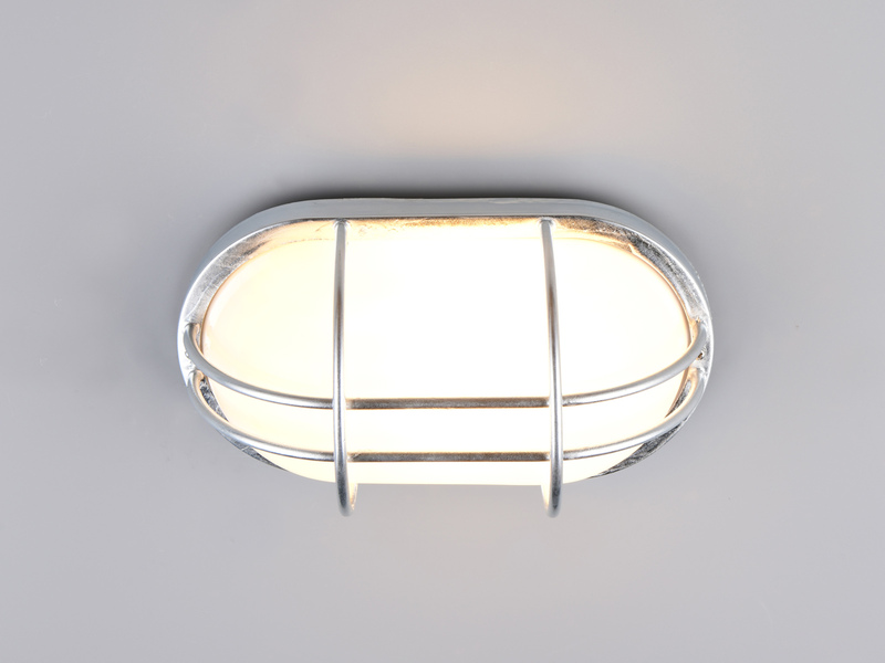 Außenwandleuchte TUMEN aus Metall feuerverzinkt, Salzluft resistent, Breite 26cm