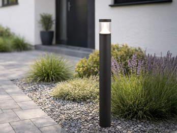 Wegeleuchte TAGUS Aluminium Anthrazit zur Reihenschaltung geeignet, Höhe 100cm