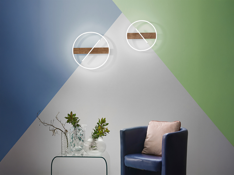 LED Deckenleuchte und Wandleuchte AZIMUTH 3 Lichtfarben, Ø 40cm