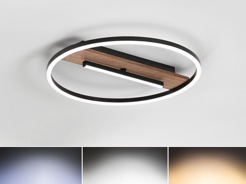 LED Deckenleuchte und Wandleuchte AZIMUTH 3 Lichtfarben, Ø 40cm