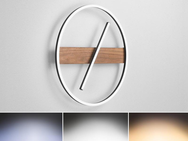 LED Deckenleuchte AZIMUTH 3 Lichtfarben einstellbar inkl. Tageslichtweiß, Ø 50cm