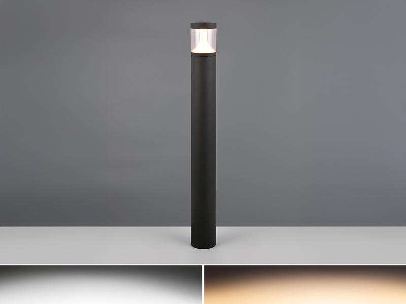 2er Set LED Wegeleuchten Anthrazit zur Reihenschaltung geeignet, Höhe 100cm