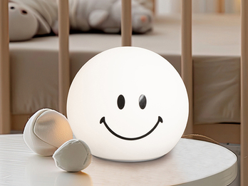Nachtlicht GLOWMOJI, dimmbar, per USB aufladbar mit Timer & Farbwechsel, H 12cm