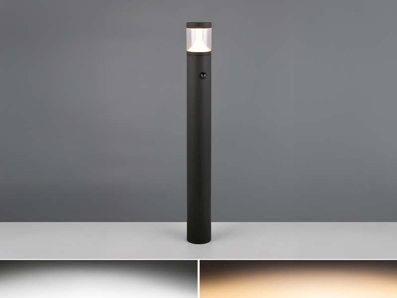 2er Set LED Wegeleuchten mit Bewegungsmelder zur Reihenschaltung, Höhe 100cm