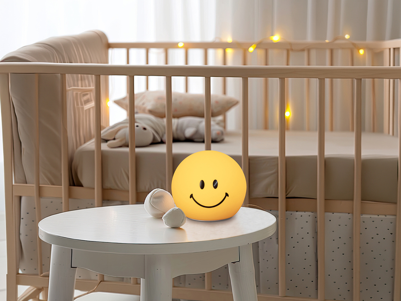 Nachtlicht GLOWMOJI, dimmbar, per USB aufladbar mit Timer & Farbwechsel, H 12cm