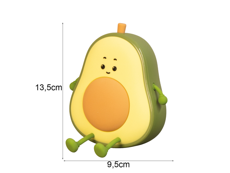 Nachtlicht BOBI dimmbar, per USB aufladbar, mit Timer, Tageslichtweiß, H: 13,5cm