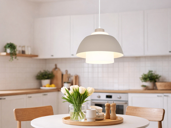 LED Pendelleuchte skandinavisch einflammig mit Metall- & Glasschirm Ø 30cm LED Pendelleuchte skandinavisch einflammig mit Metall- & Glasschirm Ø 30cm