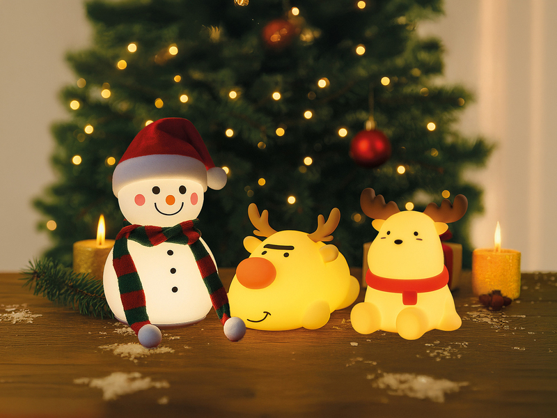 Nachtlicht RUDI dimmbar per USB aufladbar, mit Timer,  H: 10cm