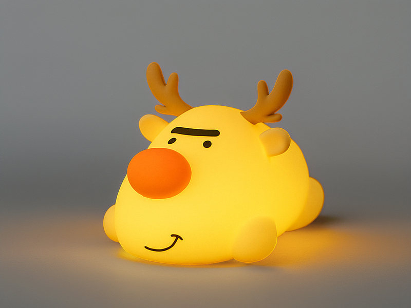 Nachtlicht RUDI dimmbar per USB aufladbar, mit Timer,  H: 10cm