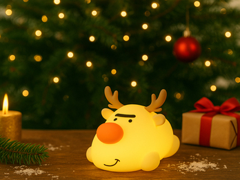 Nachtlicht RUDI dimmbar per USB aufladbar, mit Timer,  H: 10cm