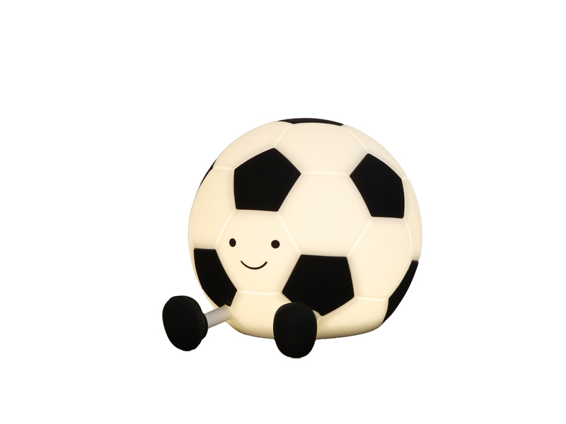 Nachtlicht KALLE Fußball Lampe dimmbar per USB aufladbar, mit Timer,  H: 10m