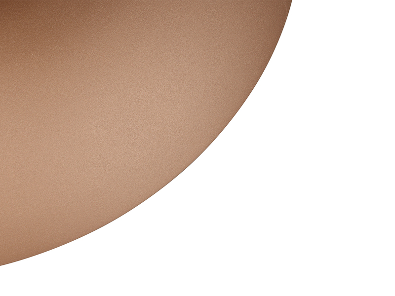 Pendelleuchte AMARILA skandinavisch mit Metall Lampenschirm Grau Braun Ø 40cm