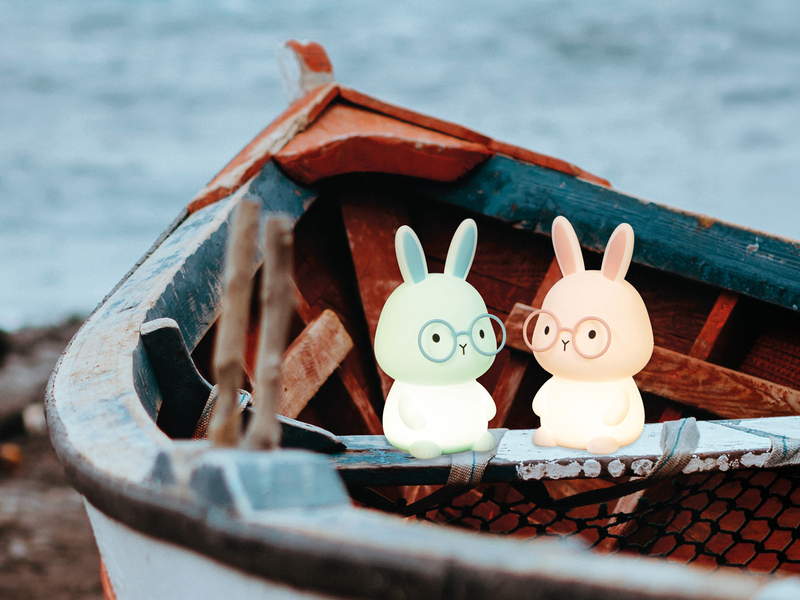 Nachtlicht JOSIE dimmbar per USB aufladbar, mit Farbwechsel & Timer, Höhe 16,5cm