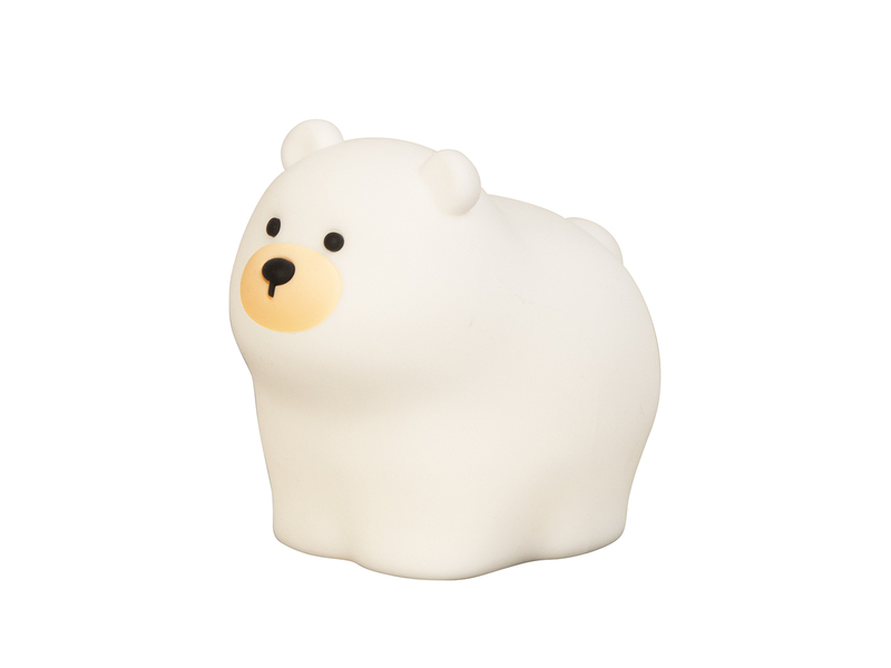 Nachtlicht KNUT dimmbar per USB aufladbar, mit Farbwechsel & Timer, Höhe 11cm