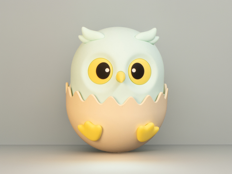 Nachtlicht ELLA dimmbar, per USB aufladbar, mit Farbwechsel & Timer, Höhe 12cm