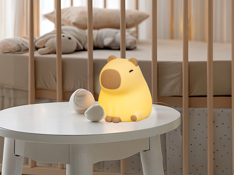 Nachtlicht PIGGY dimmbar, per USB aufladbar, mit Farbwechsel & Timer Höhe 12cm