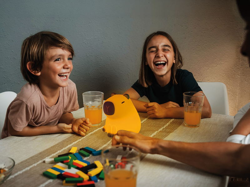 Nachtlicht PIGGY dimmbar, per USB aufladbar, mit Farbwechsel & Timer Höhe 12cm