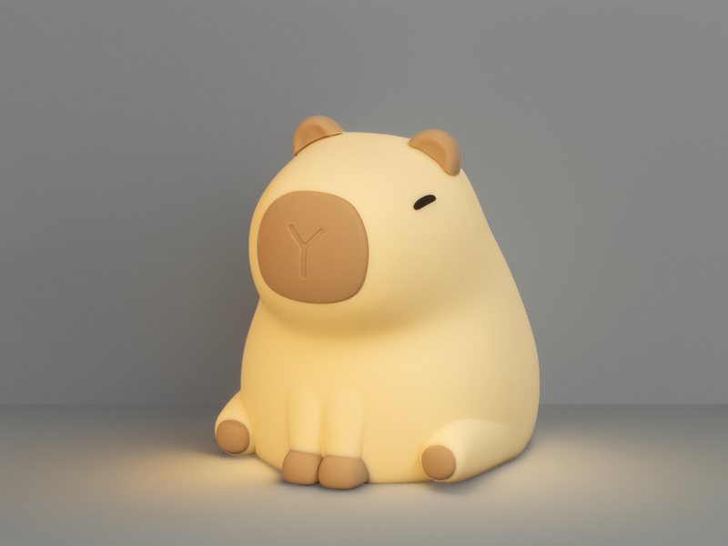 Nachtlicht PIGGY dimmbar, per USB aufladbar, mit Farbwechsel & Timer Höhe 12cm