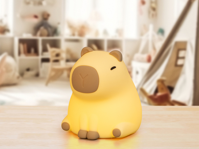 Nachtlicht PIGGY dimmbar, per USB aufladbar, mit Farbwechsel & Timer Höhe 12cm