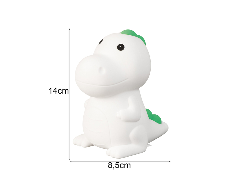 Nachtlicht POLDI dimmbar, per USB aufladbar, mit RGB Farbwechsel Höhe 14cm