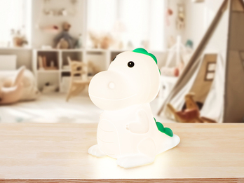 Nachtlicht POLDI dimmbar, per USB aufladbar, mit RGB Farbwechsel Höhe 14cm