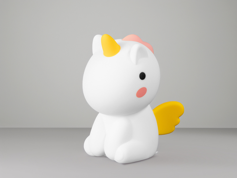 Nachtlicht EMILY dimmbar, per USB aufladbar, mit RGB Farbwechsel Höhe 14cm