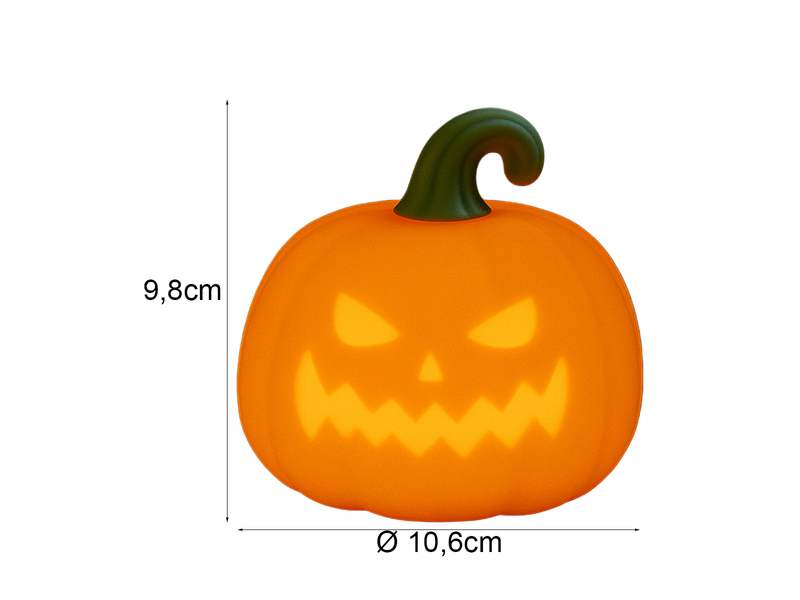 Nachtlicht RICHY dimmbar, per USB aufladbar, mit Farbwechsel & Timer, Höhe 10cm