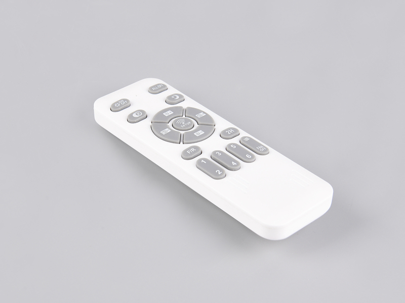 LED Deckenleuchte VANSBRO mit Ventilator und Fernbedienung Ø 49cm - max. 106cm