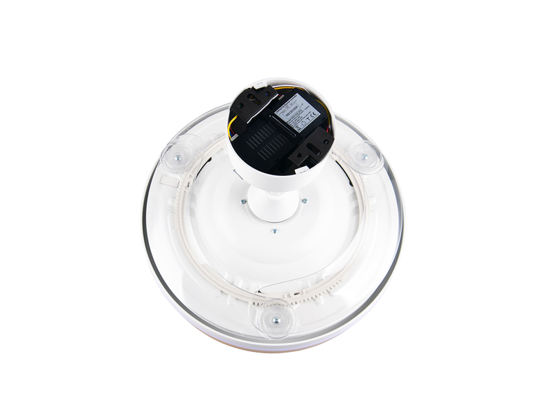 LED Deckenleuchte VOLDA mit Ventilator und Fernbedienung Ø 49cm - max. 106cm