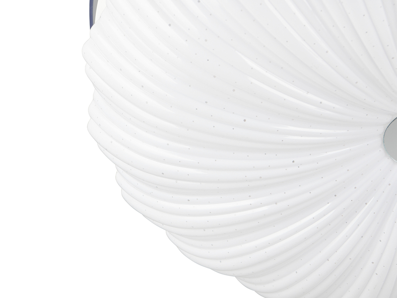 LED Deckenleuchte KIRUNA mit Ventilator und Fernbedienung Ø 49cm - max. 106cm