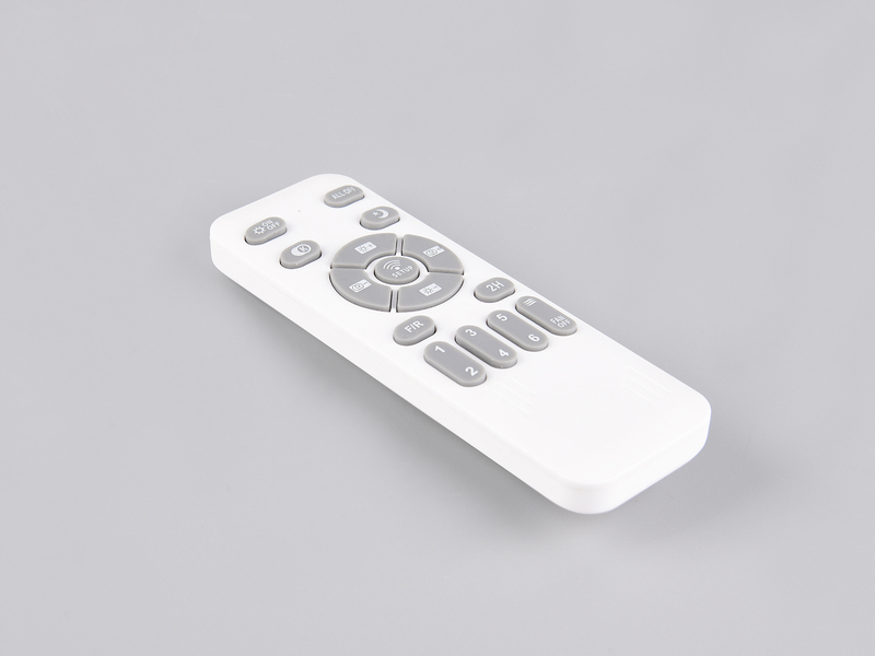 LED Deckenleuchte BORAS mit Ventilator und Fernbedienung Ø 34cm - max. 60cm