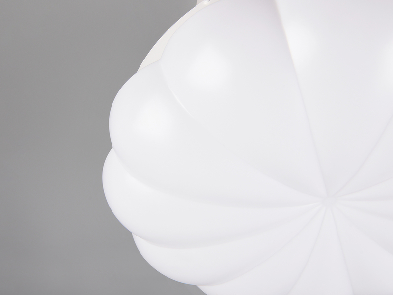 LED Deckenleuchte BORAS mit Ventilator und Fernbedienung Ø 34cm - max. 60cm