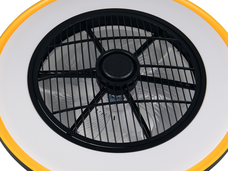 LED Deckenleuchte VARPULA mit Ventilator, Tageslicht und Fernbedienung Ø 55cm