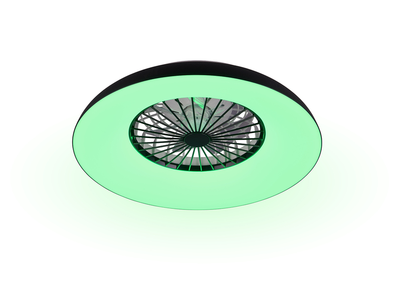 LED Deckenleuchte SVAERHOLT mit Ventilator, Tageslicht und Fernbedienung Ø 60cm