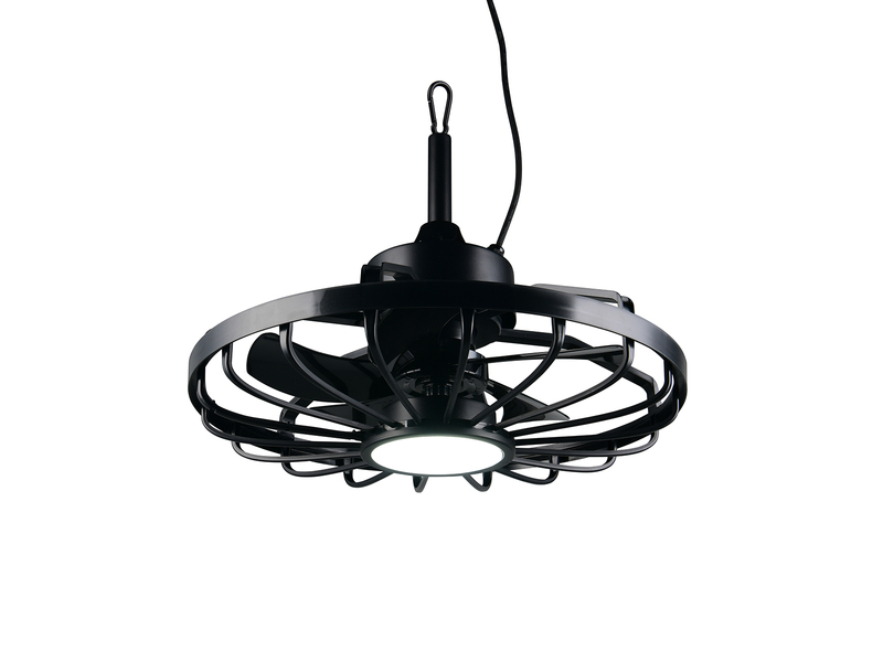 Deckenventilator OSLO mit Licht, Fernbedienung & Stecker Outdoor geeignet Ø 51cm