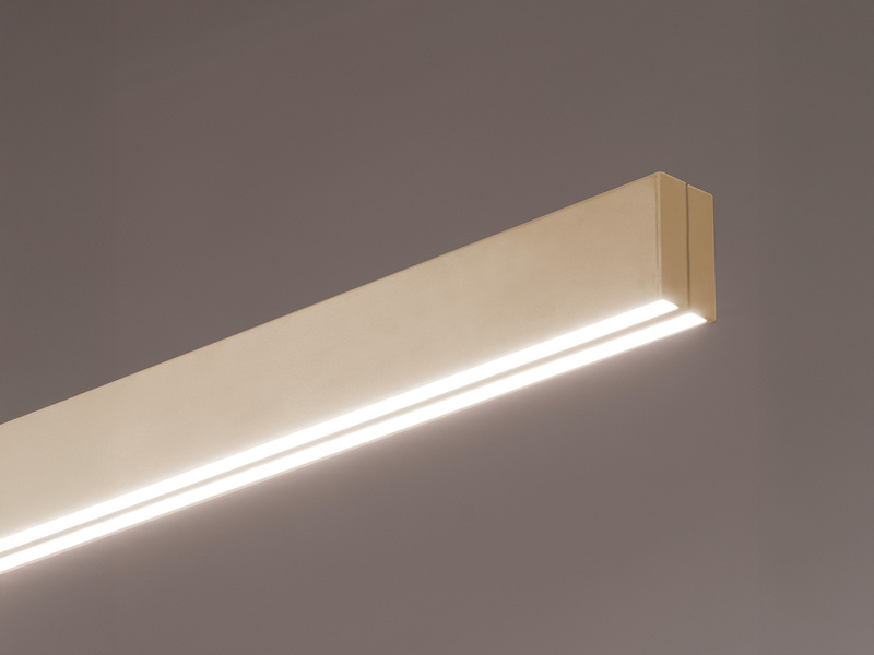 LED Pendelleuchte VAYANA Beige ausziehbar höhenverstellbar, max. Breite 140cm